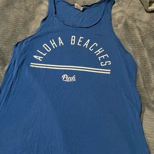 VS Pink Oversized Tank